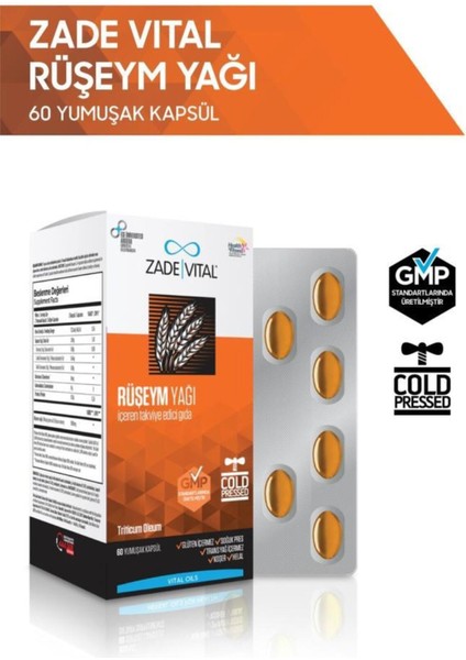 Ruşeym Yağı 500 Mg 60 Kapsül