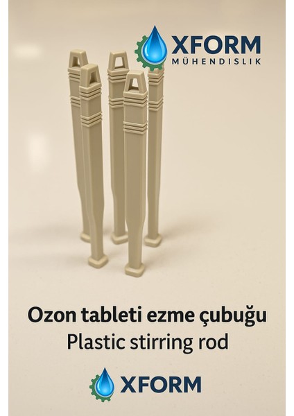 Ozon Tableti Ezme ( Plastic Stirring Rod )