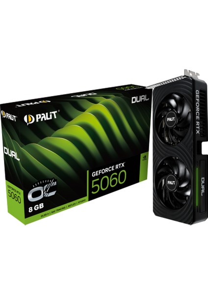 Geforce RTX5060 Dual Oc 8gb 128BIT Gddr7 Ekran Kartı NE75060S19P1-GB2063D