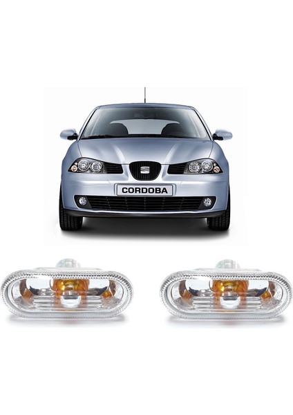 Seat Cordoba 2005-2009 Uyumlu Çamurluk Sinyali Sağ + Sol Takım 2 Adet 6L0949117A