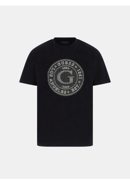 Tee Erkek Siyah Regular Fit T-Shirt M5BI15K8FQ4-JBLK