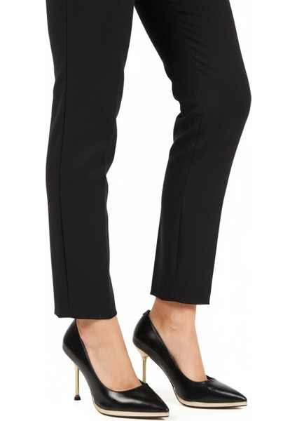Siyah Kadın Incetopuklu Ayakkabı 448205 Z modelleri