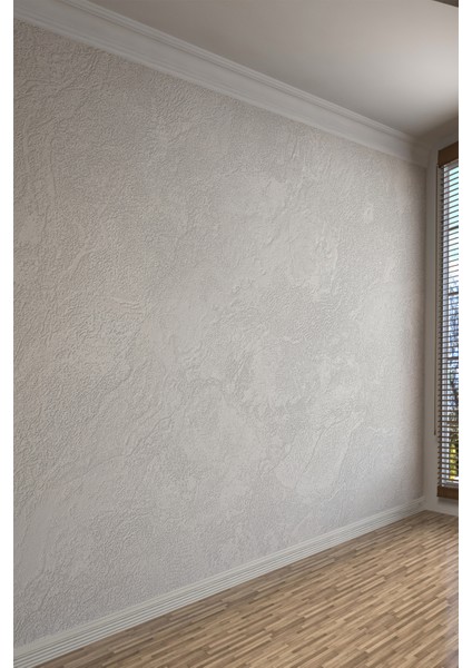 Krem Taş Görünümlü Modern Minimalist Tekstil Duvar Kağıdı