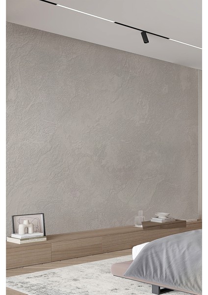 Krem Taş Görünümlü Modern Minimalist Tekstil Duvar Kağıdı fiyatları
