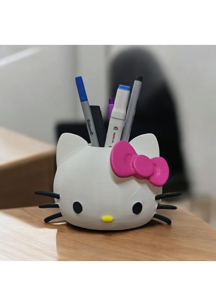 Hello Kitty Sevimli Masa Üstü Kalemlik