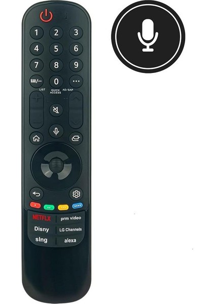 Lg ile Uyumlu Model 65QNED80T6A Smart Tv Kumandası-Mikrofon ve Air Mause fiyatları