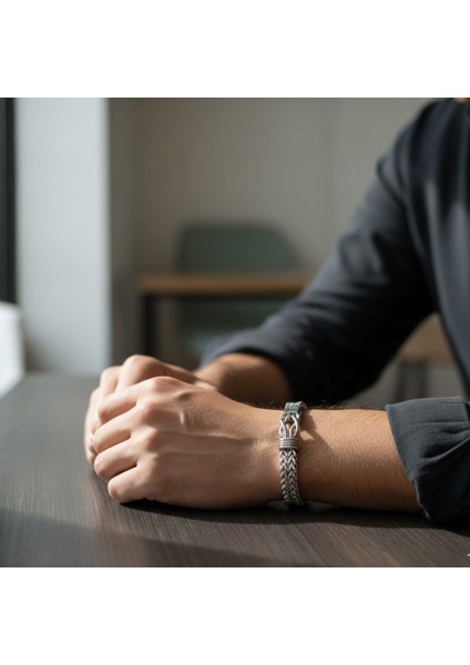 316 Paslanmaz Çelik Titanyum Zincir Erkek Bileklik