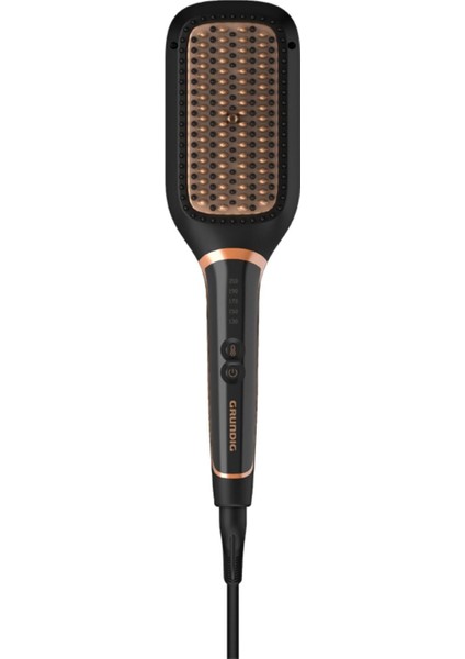 Beyaz Elektrikli Saç Düzleştirici Tarak, Doğal ve Pürüzsüz Saçlar Için Ideal