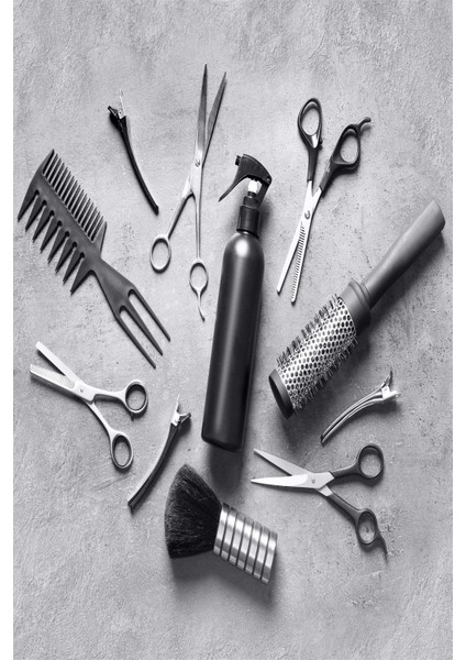 Berber ve Kuaför Temalı Tekstil Duvar Kağıdı fırsatları