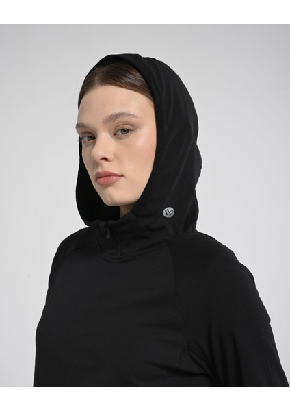 Kapüşonlu Koton Sweat + Buff Hediyeli fırsatları