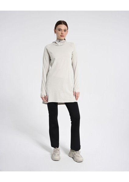 Kapüşonlu Koton Sweat + Buff Hediyeli