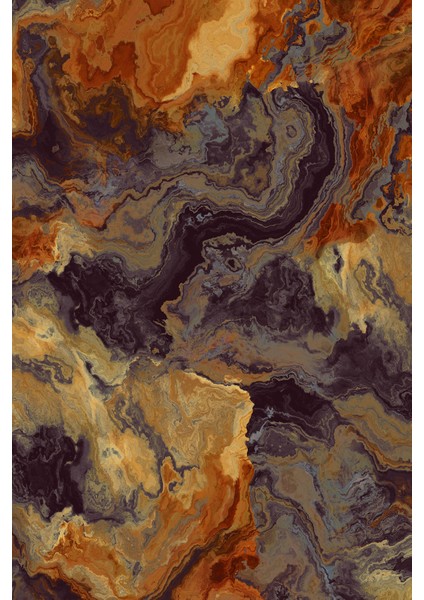 Luxury Marble Effect Koyu Kahve & Altın Dekoratif Duvar Kağıdı modelleri