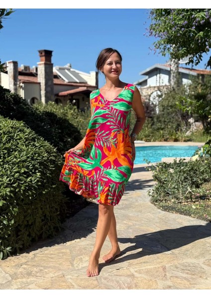 MLN16171 Viskon Alanya Elbise indirimleri