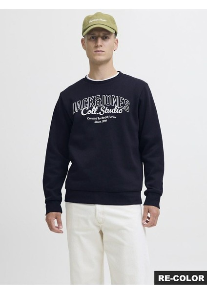 Jack Jones Makota Bisiklet Yala Regular Fit Erkek Sweat 12278601