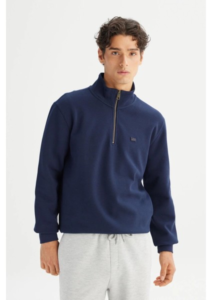 Erkek Pike Interlock Half Zip Sweatshirt L2520312411