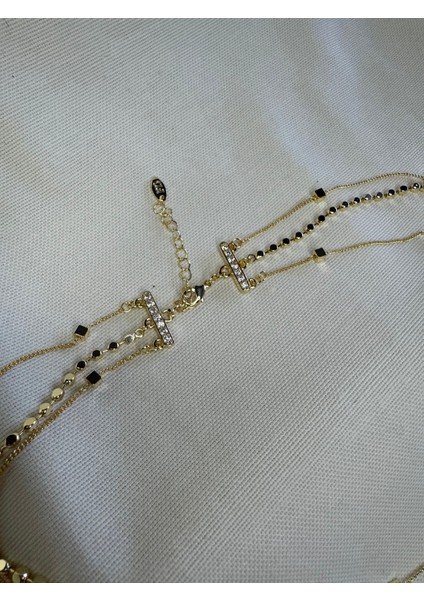 Ezme ve Küp Topçuk 3 Sıralı Kolye indirimleri