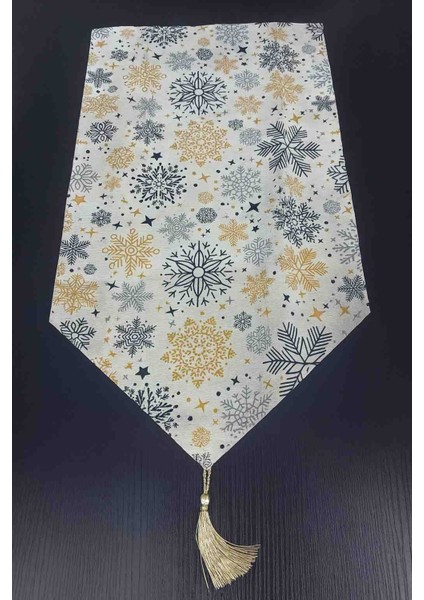 ✨ Kar Tanesi Desenli Runner - 142x40 cm ✨ Masa Örtüsü fiyatları