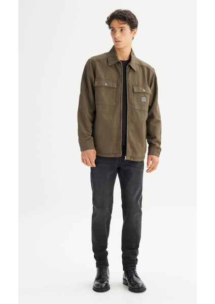 %100 Pamuk Regular Fit Workwear Haki Erkek Ceket LD542302900 fiyatları