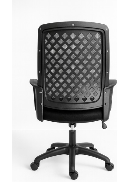 Ergonomik File Sırtlı Çalışma Koltuğu – Ayarlanabilir Yükseklik, 360° Döner Tekerlek