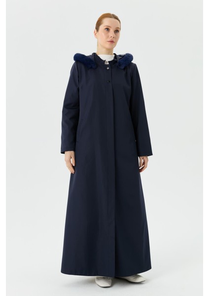 Kışlık Kadın Pardesü Su Itici Kumaş 20231