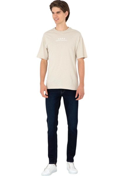 Erkek Comfort Fit Bisiklet Yaka Tişört