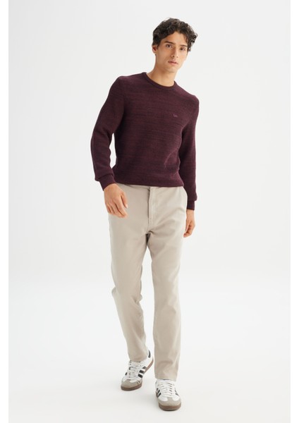 Pamuklu Regular Fit Normal Kesim Cepli Chino Pantolon