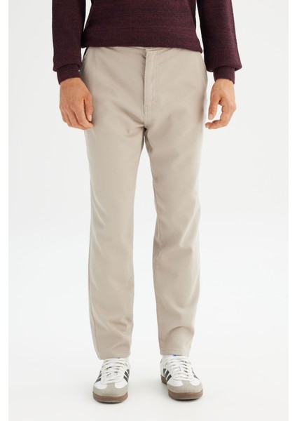 Pamuklu Regular Fit Normal Kesim Cepli Chino Pantolon fiyatları