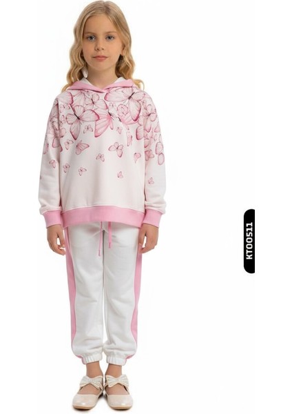 Kız Çocuk Eşofman Takım 4-8 Yaş 7234