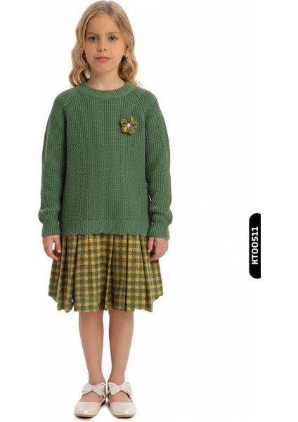 Kız Çocuk Elbise 3-12 Yaş 4056