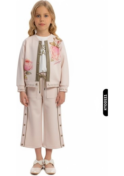 Kız Çocuk Eşofman Takım 6-14 Yaş 7436