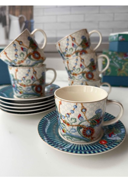 Çay Fincanı Azur 6 Kişilik 12 Parça fiyatları