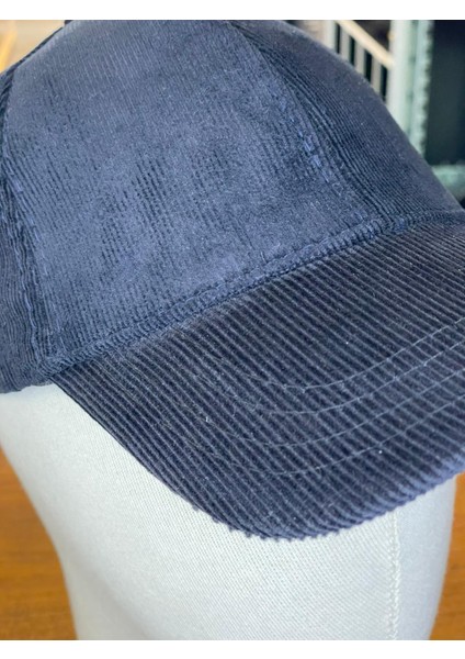 Kadife Cap Şapka Lacivert Renk Kışlık Cap Şapka indirimleri