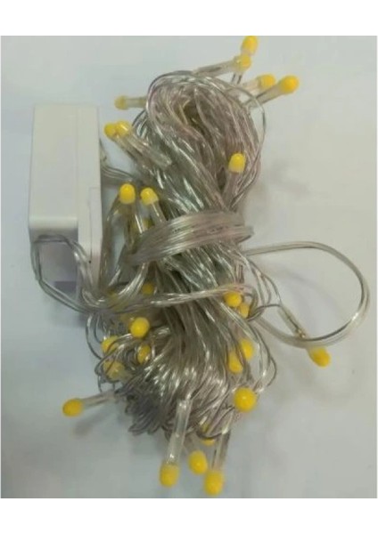 10M 100 LED Damla Uçlu LED Işık Beyaz Işık Şeffaf Kablo fiyatları