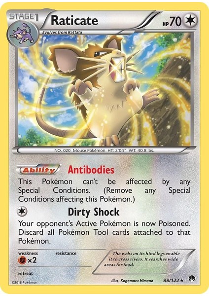 Raticate #88 Pokemon Breakpoint Orijinal Pokemon Kartı