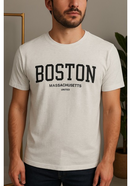 Unisex Bisiklet Yaka Basic Tişört fırsatları