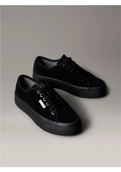 Ck YW0YW02000 Vulc Flatf Lace Up Sue/wl Ck Kadın Sneakers fiyatları
