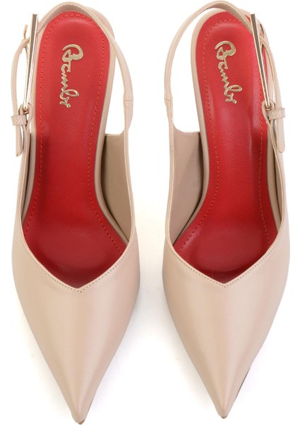 Bej Kadın Abiye Ayakkabı K01209111109 fırsatları