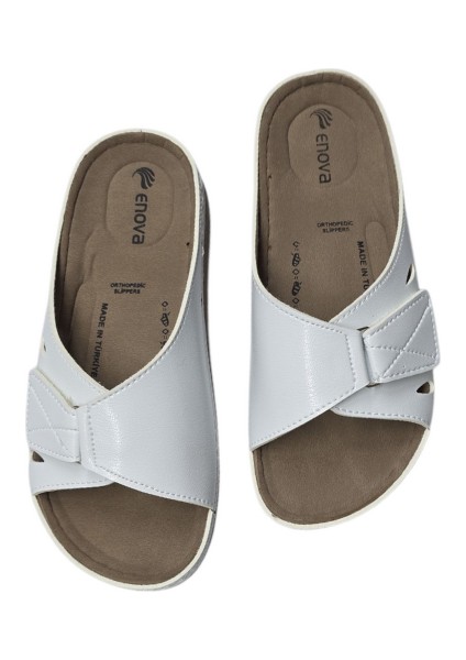 Enova Ortopedik Yumuşak Taban Cırtlı Günlük Kadın Terlik