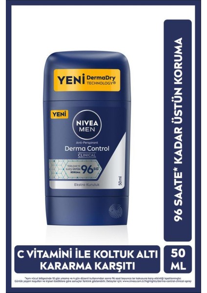 Men Derma Control Clinical Stick Deodorant 50 ml