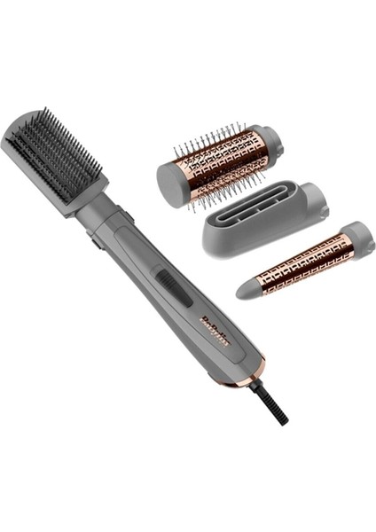 Hava Üflemeli Saç Şekillendirme Seti, 4'lü, 2 Isı Ayarlı, Gri Renk indirimleri