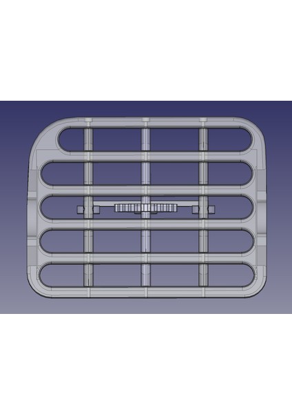 Renault Clio 2 Orta Havalandırma Kalorifer Izgarası Siyah Renk