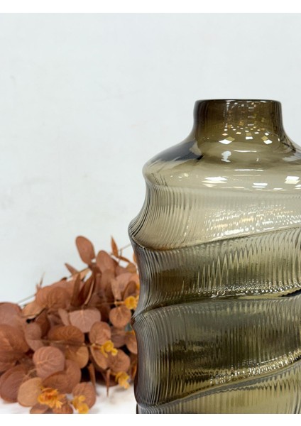 Cam Vazo Amber 36 cm modelleri