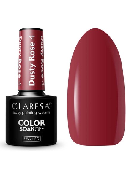 Kalıcı Oje Koyu Gül Kırmızı 04 5gr