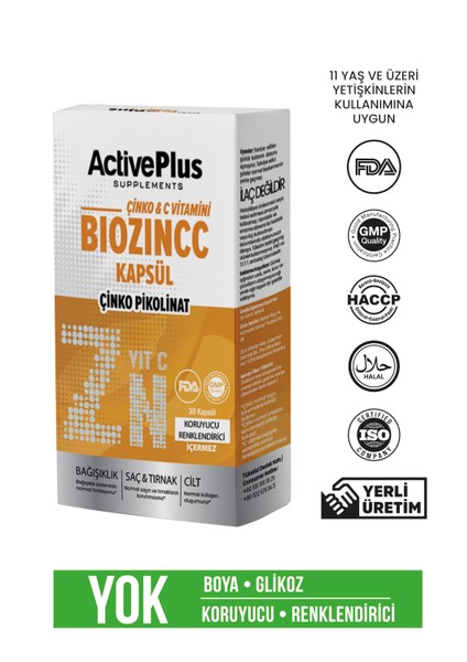 Biozincc 30 Kapsül