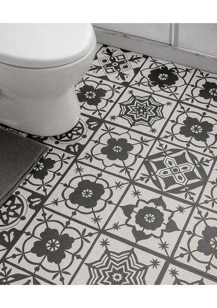 30CMX30CM 10 Adet Yapışkanlı Osmanlı Çini Floor Pvc Panel Zemin Kaplama Paneli Arkası Kauçuklu 2124 indirimleri