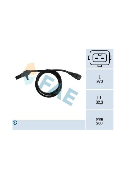 Hız Sensoru Volvo S40 I 644 1.6 99>04 V40 645 1 99>04 Otomatık Sanzıman