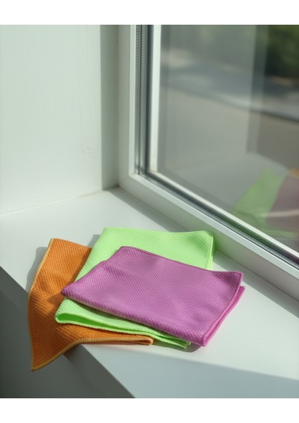 Mikrofiber Cam Temizlik Bezi 40*40 cm 3 Adet fiyatları