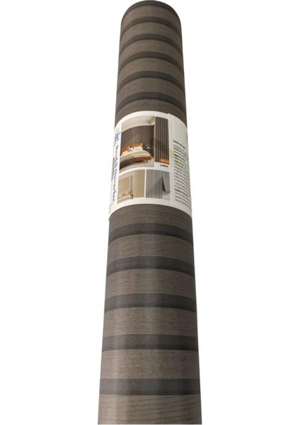 60CM x 280CM 1 Adet Kendinden Yapışkanlı Kömür Gri Lambiri Desenli Duvar Paneli Kağıdı GS8002 modelleri