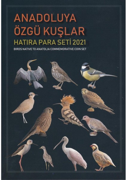Anadoluya Özgü Kuşlar Hatıra Para Seti - 2021