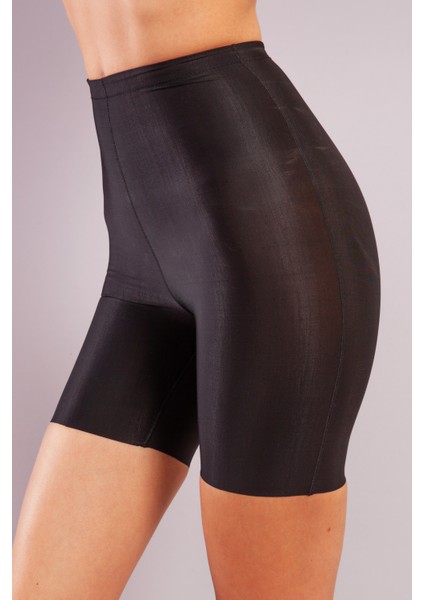 Girdle Hight Waist Micro Short Corset, Siyah Toparlayıcı Normal Bel Korse fırsatları